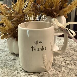 Rae Dunn GIVE THANKS Mug